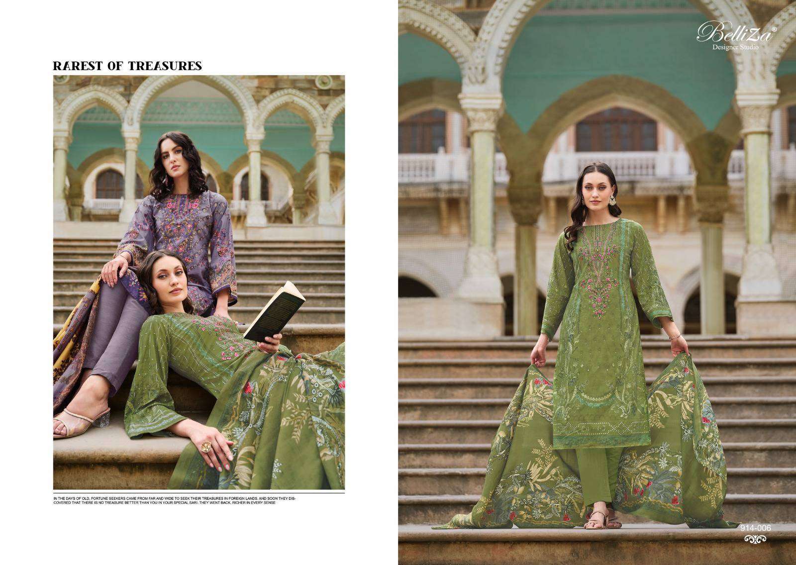 BELLIZA NAIRA VOL 50 COTTON DIGITAL PRINTED SUITS LATEST CATALOGUE 2023