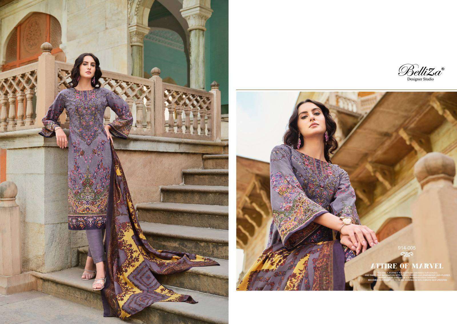 BELLIZA NAIRA VOL 50 COTTON DIGITAL PRINTED SUITS LATEST CATALOGUE 2023