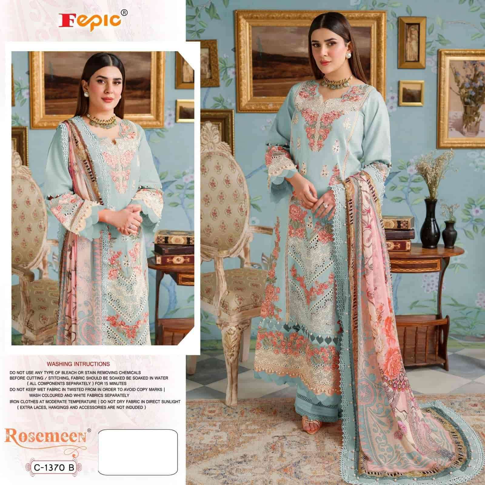 FEPIC C 1370 COLORS PAKISTANI COTTON SALWER KAMEEZ DRESS WHOLESALE PRICE SURAT 2024