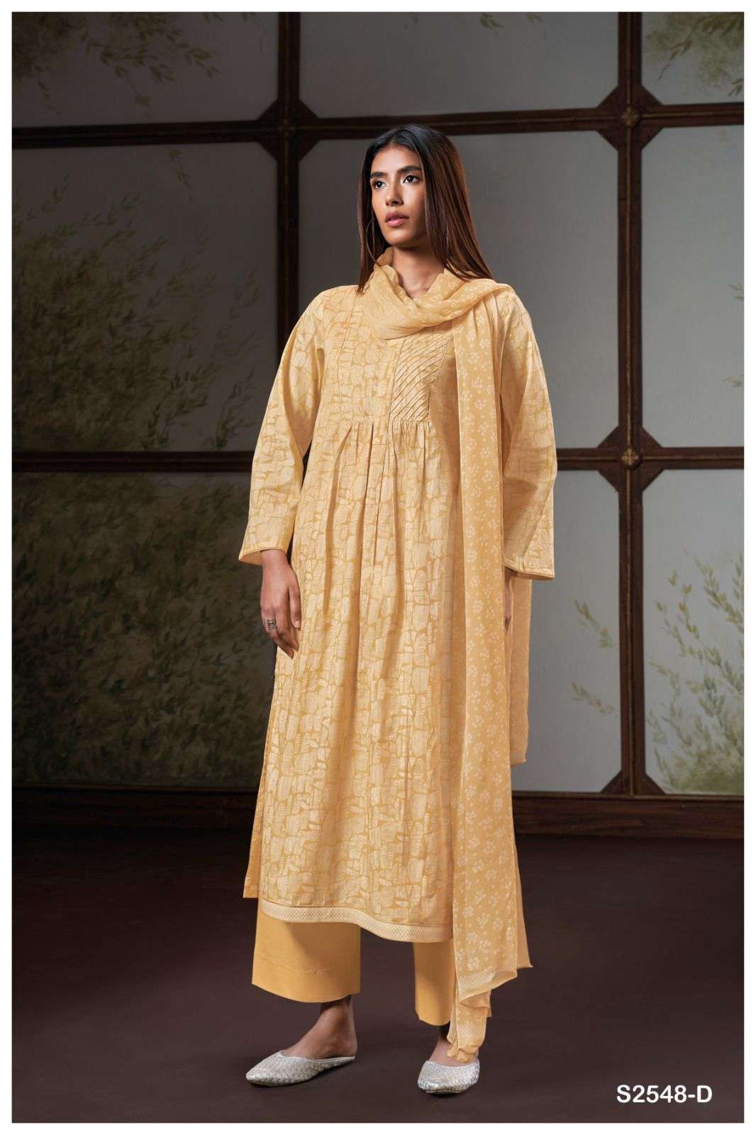 GANGA HIBAH 2548 PREMIUM COTTON SUIT CATALOGUE WHOLESALE RATE SURAT