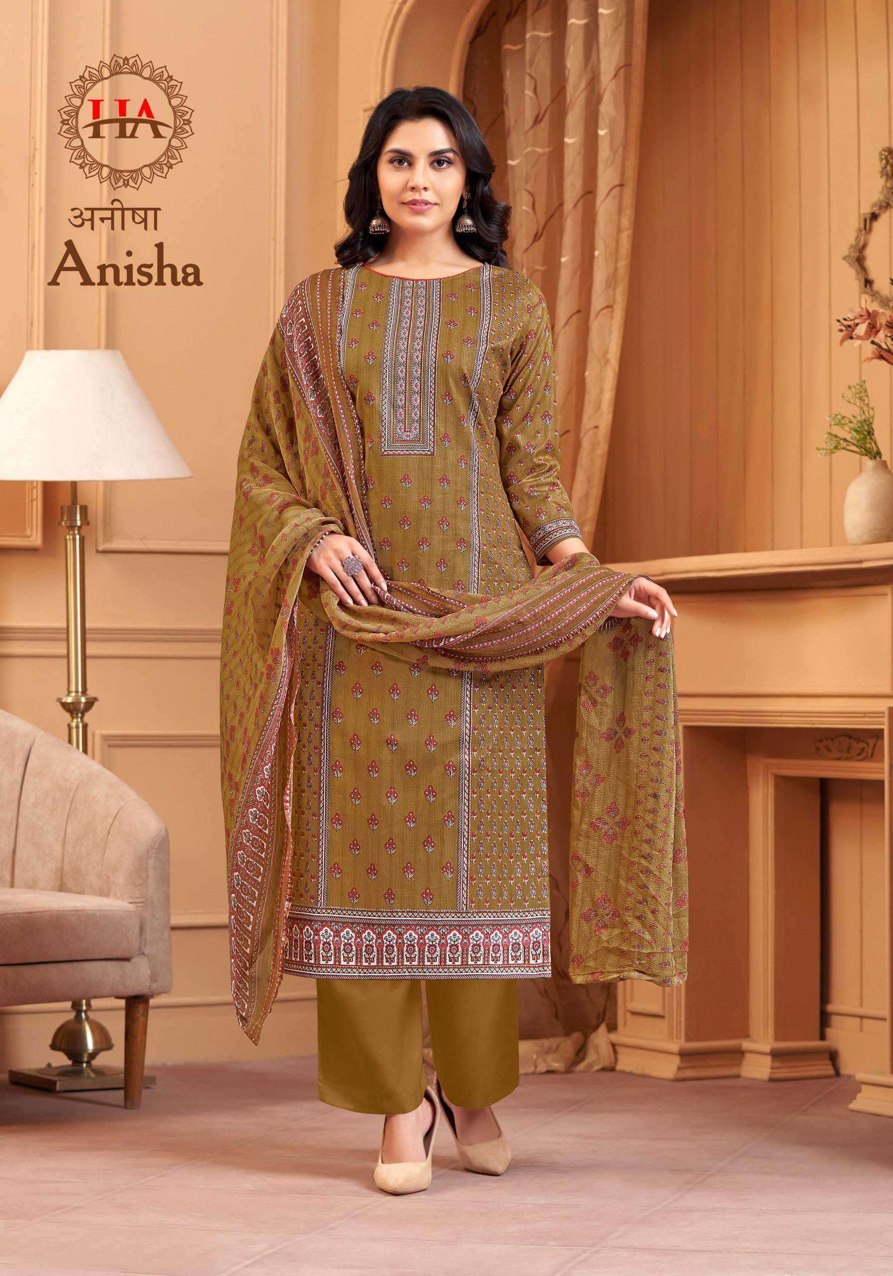 HARSHIT ANISHA FANCY COTTON SALWER KAMEEZ CATALOG EXPORTER IN SURAT 