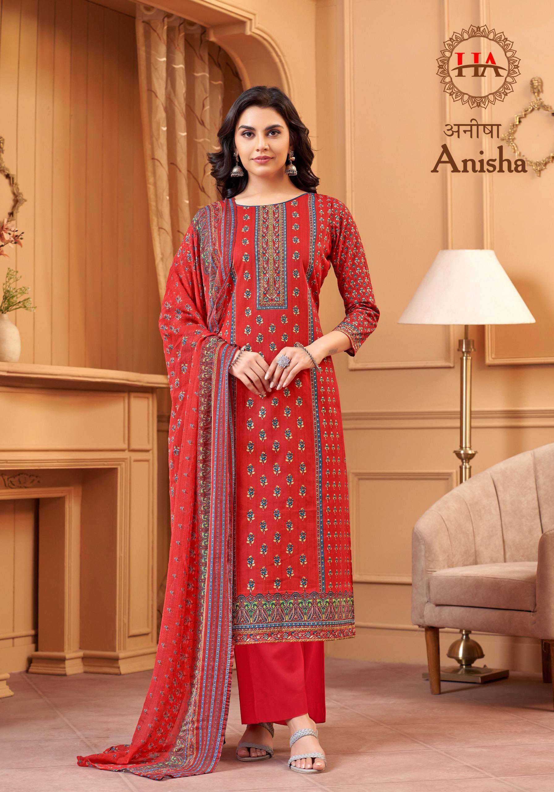 HARSHIT ANISHA FANCY COTTON SALWER KAMEEZ CATALOG EXPORTER IN SURAT 