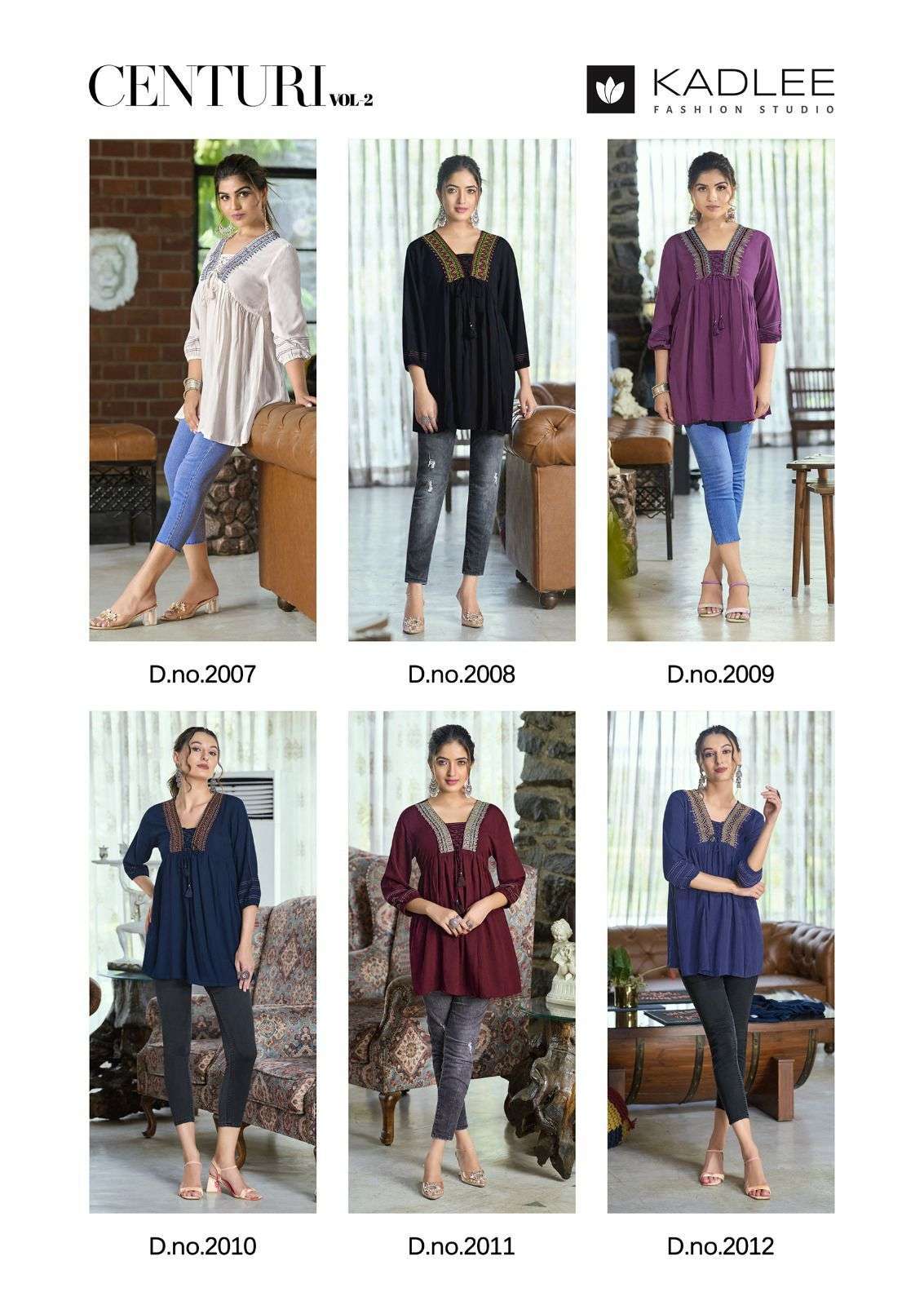 KADLEE CENTURI VOL 2 SHORT TOPS CATALOGUE 2024