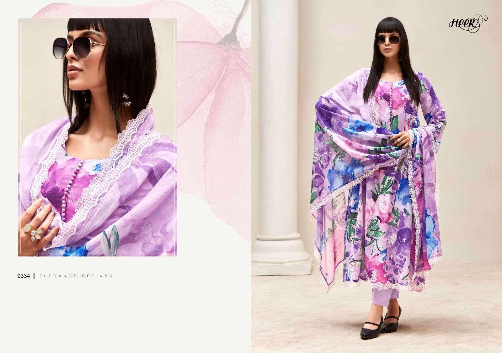 KIMORA HEER KASHMIRI GARDEN LINEN SUIT CATALOG WHOLESALE PRICE SURAT 2024
