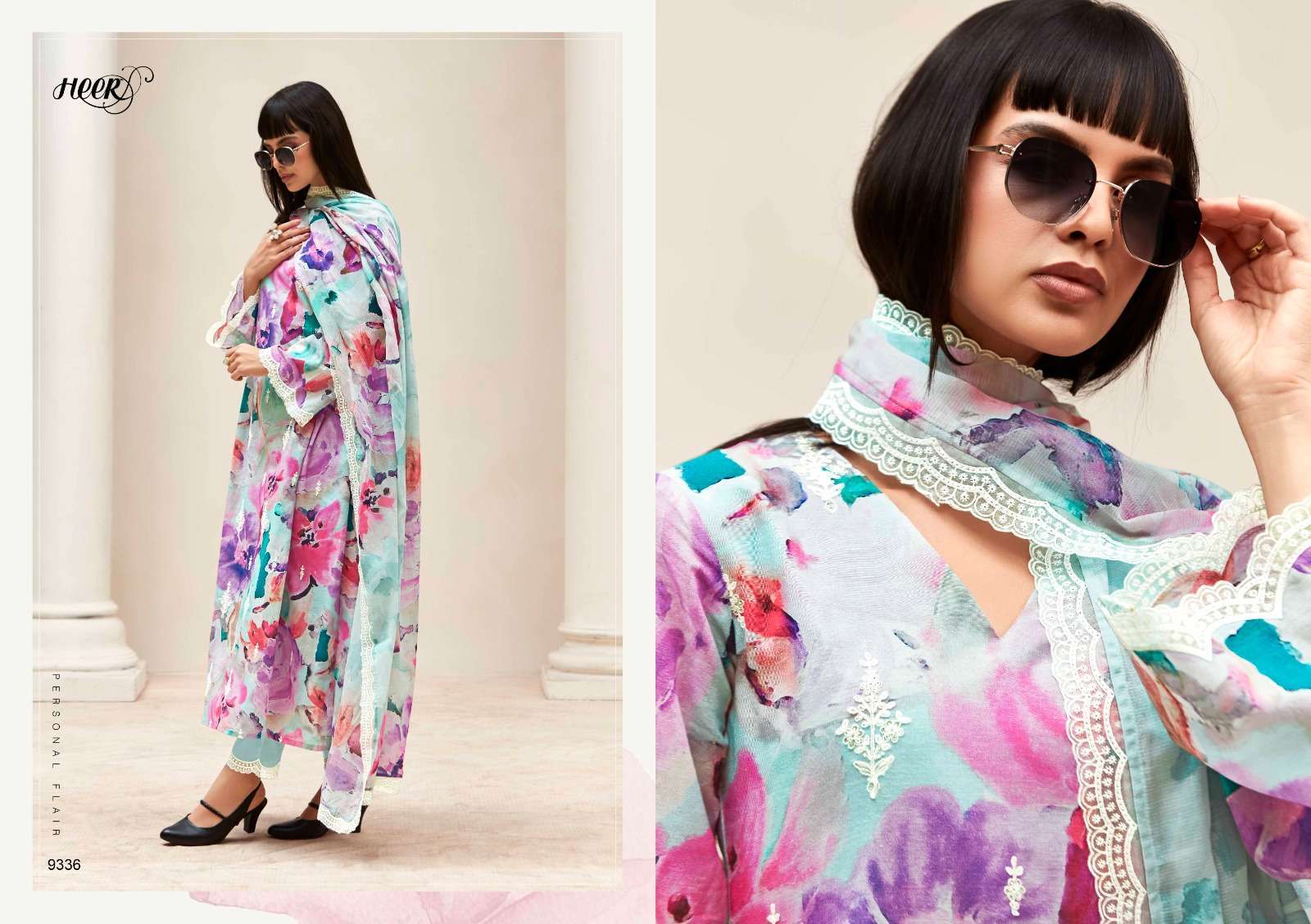 KIMORA HEER KASHMIRI GARDEN LINEN SUIT CATALOG WHOLESALE PRICE SURAT 2024