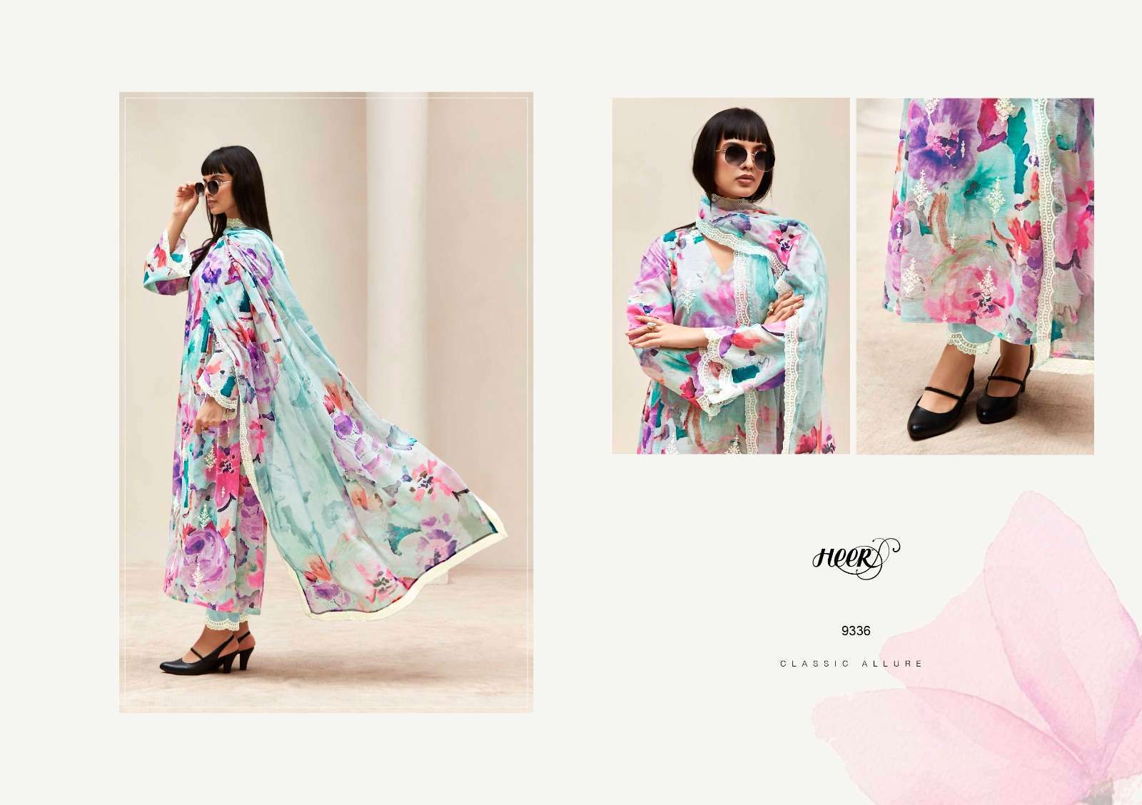 KIMORA HEER KASHMIRI GARDEN LINEN SUIT CATALOG WHOLESALE PRICE SURAT 2024