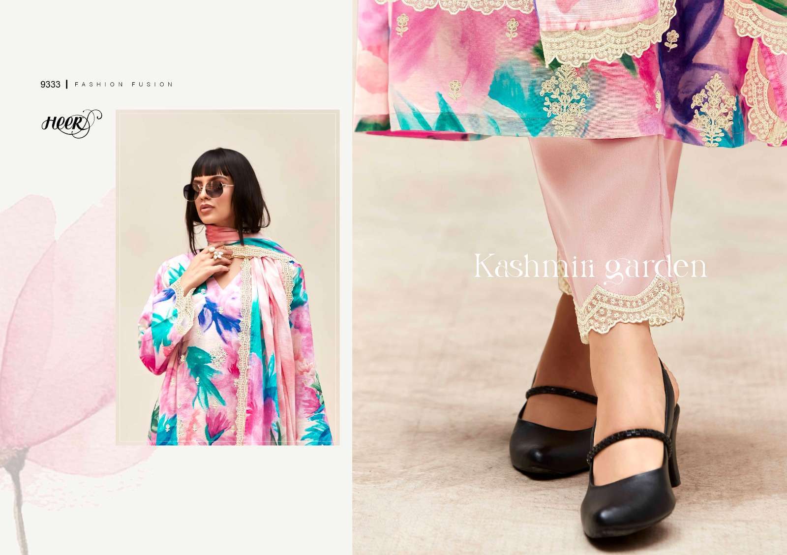 KIMORA HEER KASHMIRI GARDEN LINEN SUIT CATALOG WHOLESALE PRICE SURAT 2024