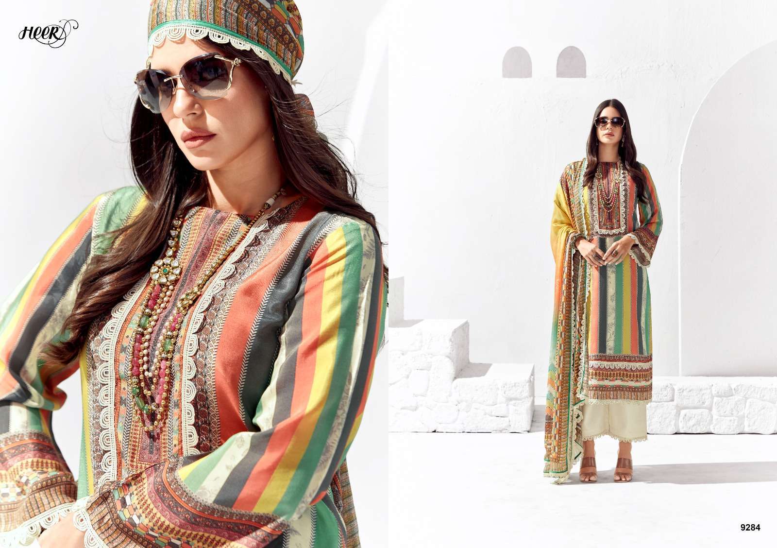 KIMORA HEER LAYLA LATEST CATALOGUE PURE COTTON SUIT EXPORTERS IN SURAT 2024