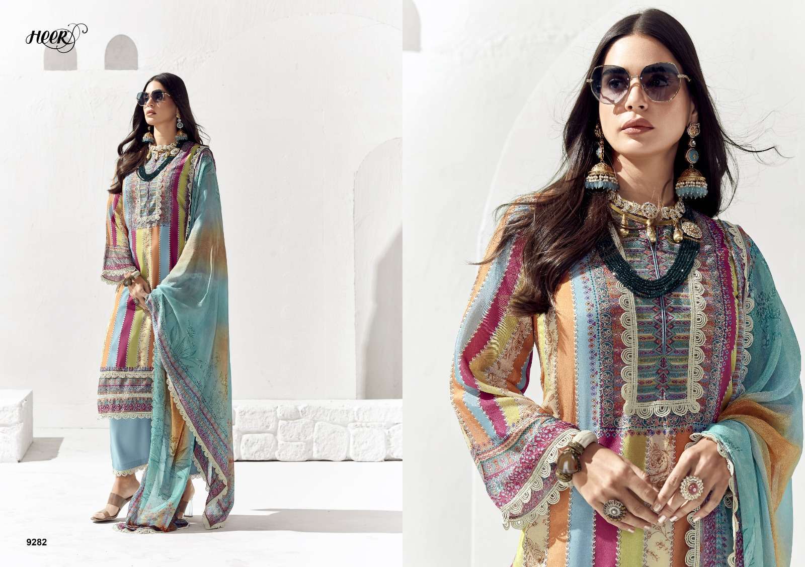 KIMORA HEER LAYLA LATEST CATALOGUE PURE COTTON SUIT EXPORTERS IN SURAT 2024