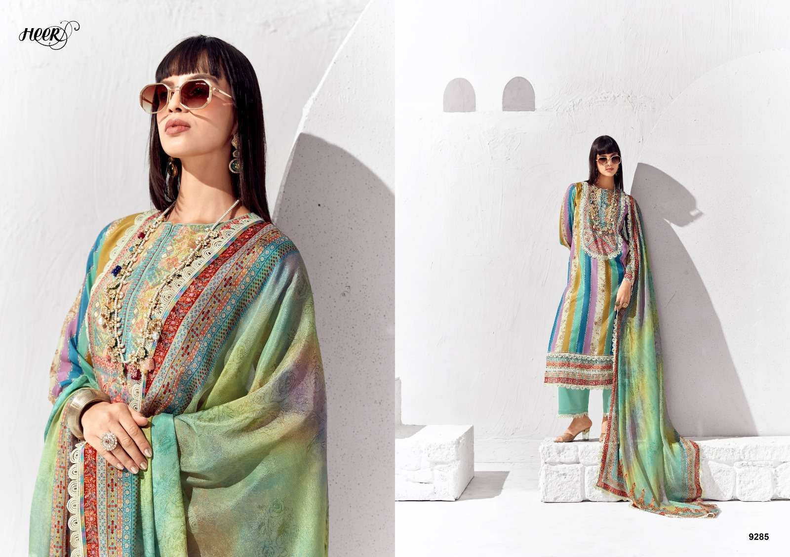 KIMORA HEER LAYLA LATEST CATALOGUE PURE COTTON SUIT EXPORTERS IN SURAT 2024