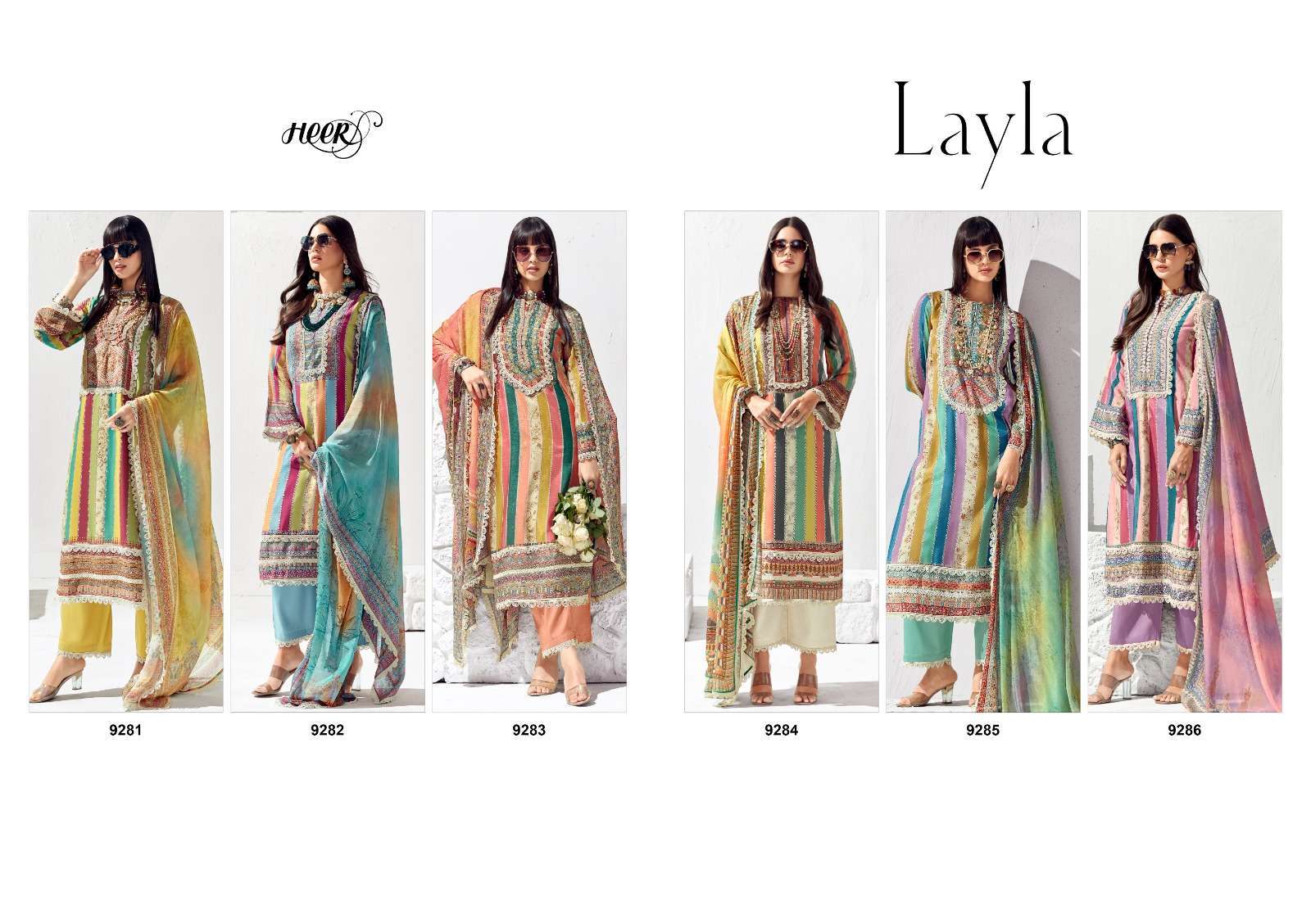 KIMORA HEER LAYLA LATEST CATALOGUE PURE COTTON SUIT EXPORTERS IN SURAT 2024