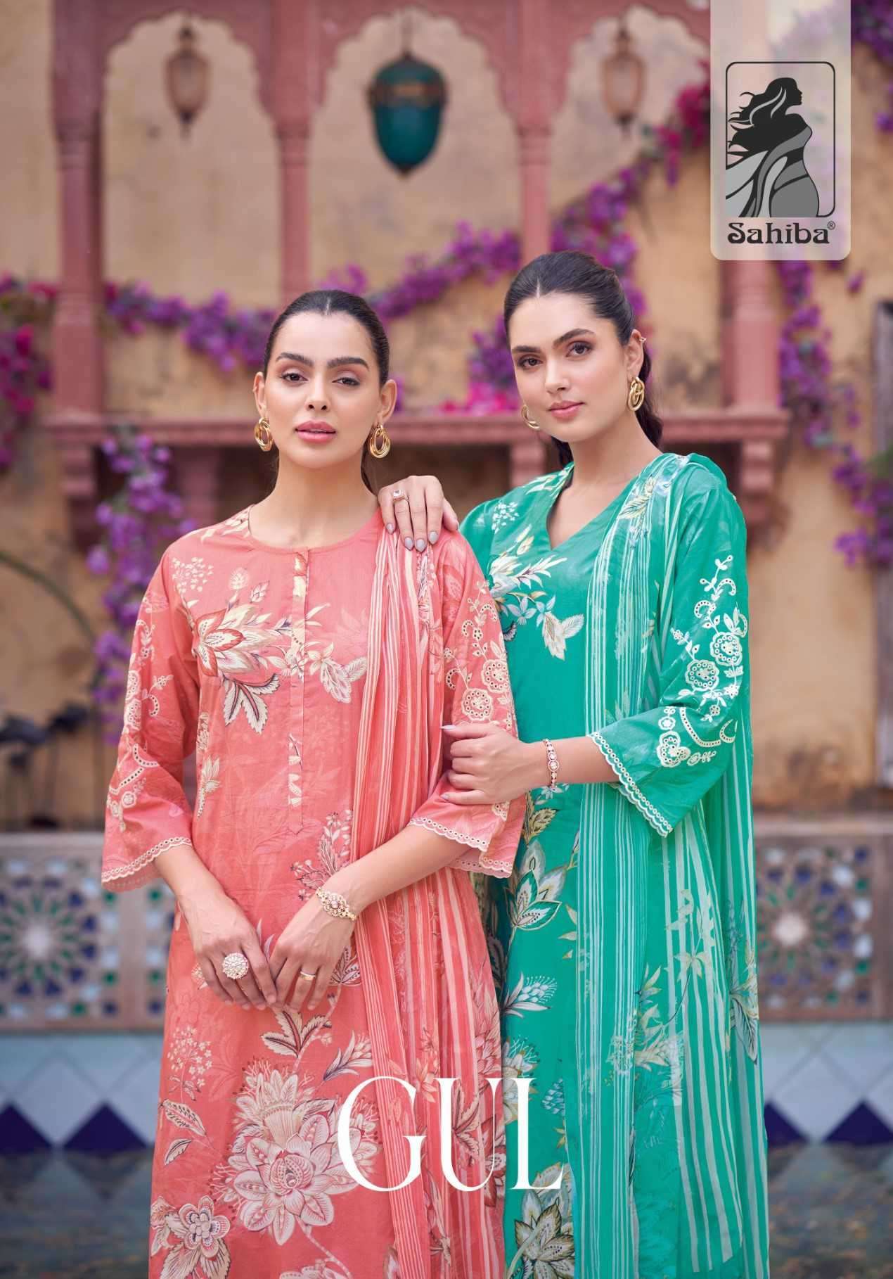 SAHIBA GUL PURE COTTON SALWER SUIT CATALOG EXPORTER IN SURAT 2024