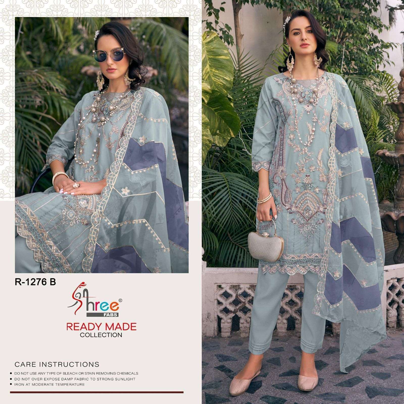 SHREE FABS R 1276 COLORS READYMADE PAKISTANI DRESS COLLECTION WHOLESALE PRICE SURAT 2024