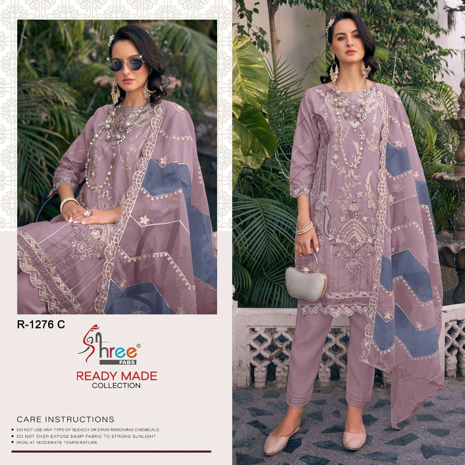 SHREE FABS R 1276 COLORS READYMADE PAKISTANI DRESS COLLECTION WHOLESALE PRICE SURAT 2024