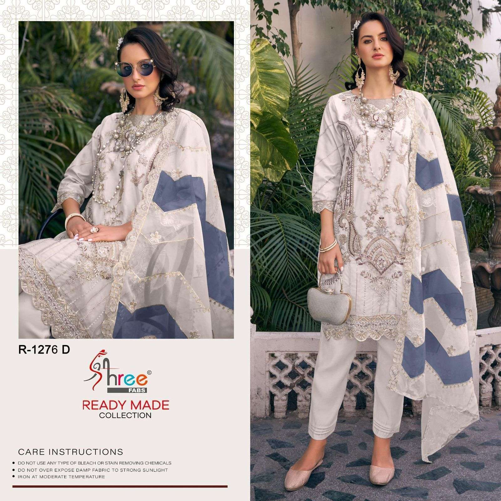 SHREE FABS R 1276 COLORS READYMADE PAKISTANI DRESS COLLECTION WHOLESALE PRICE SURAT 2024