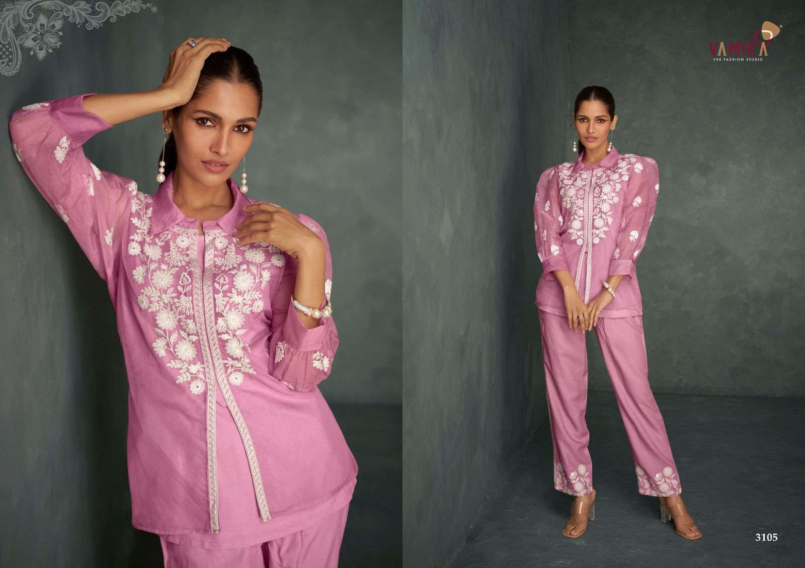 VAMIKA NX RABYA VOL 1 HIT DESIGN CORD SET COLLECTION WHOLESALE PRICE SURAT 2024