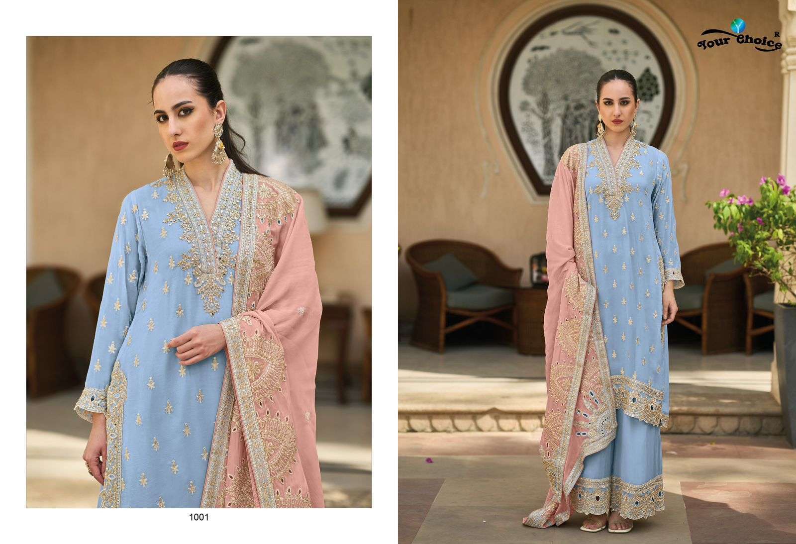 YOUR CHOICE RIHANA LATEST DESIGNER READYMADE DRESS CATALOG EXPORTERS 