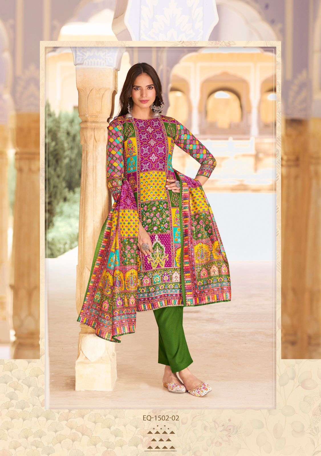 ALOK SUIT BELLA EDITION 8 PURE MUSLIN LADIES SUIT CATALOG EXPORTER IN SURAT 
