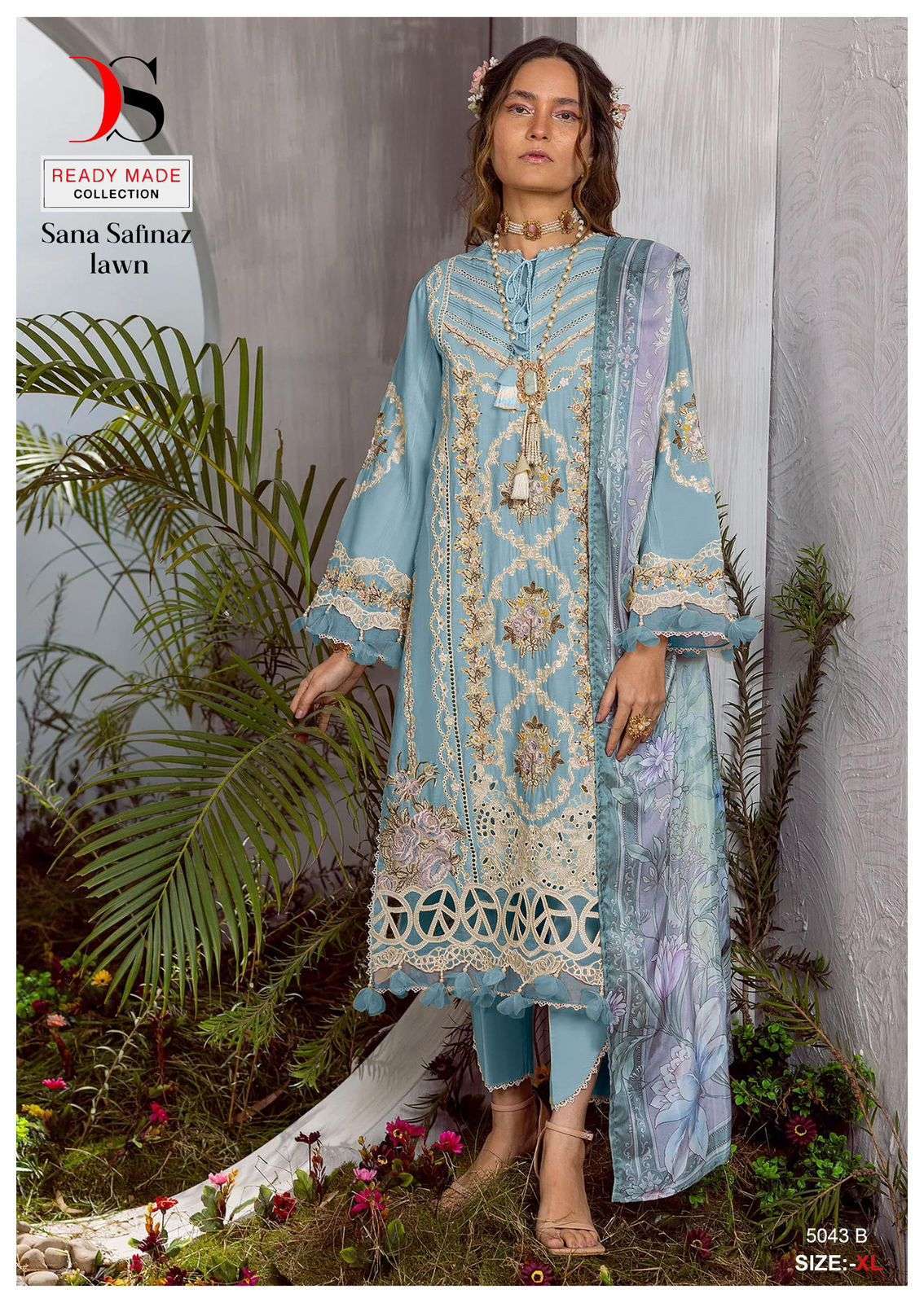 DEEPSY D 5043 COLORS HEAVY EMBROIDERY PAKISTANI COTTON SUIT DEALER IN SURAT 2024