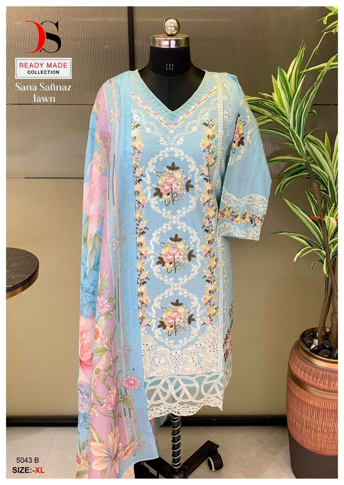 DEEPSY D 5043 COLORS HEAVY EMBROIDERY PAKISTANI COTTON SUIT DEALER IN SURAT 2024