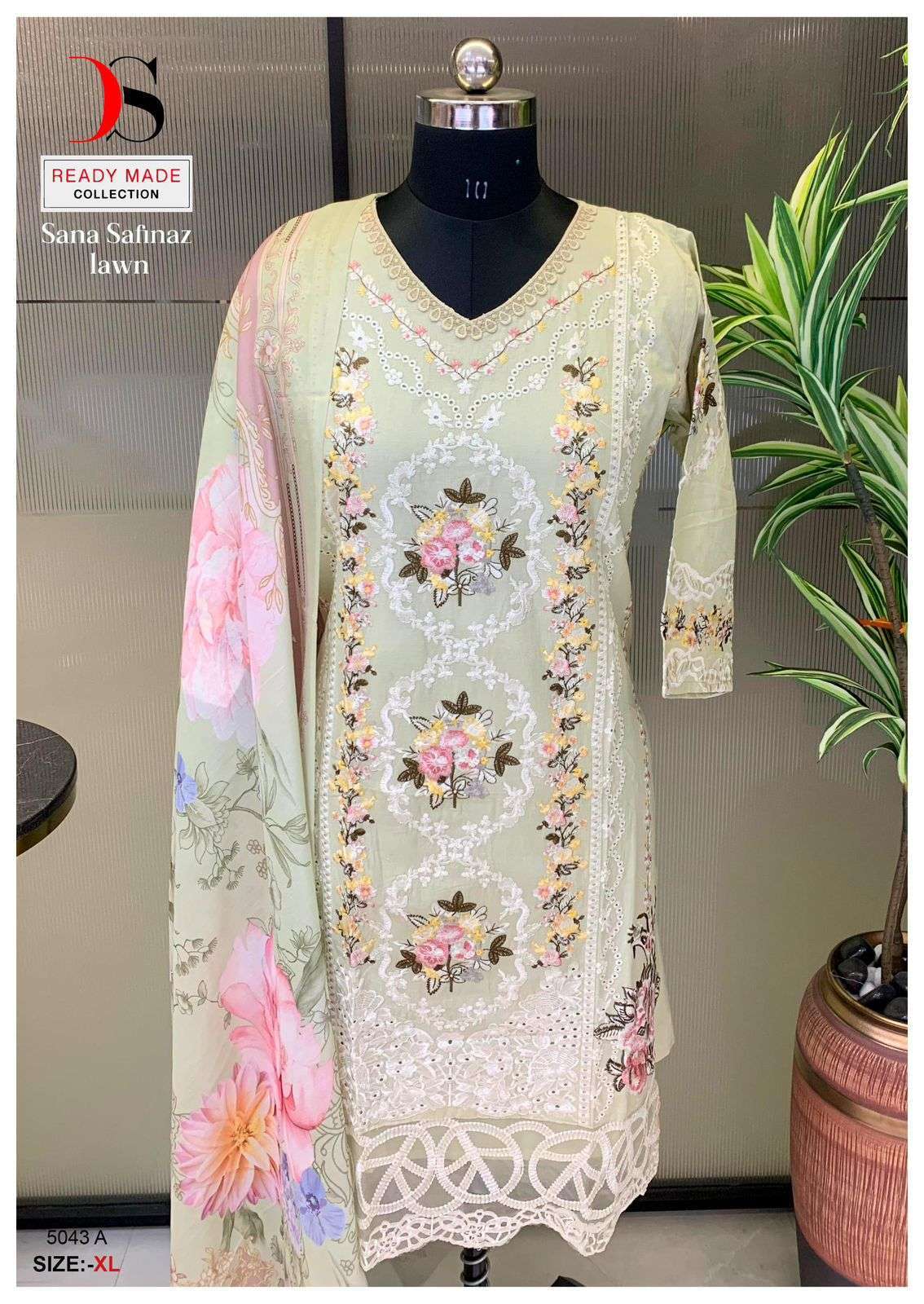 DEEPSY D 5043 COLORS HEAVY EMBROIDERY PAKISTANI COTTON SUIT DEALER IN SURAT 2024