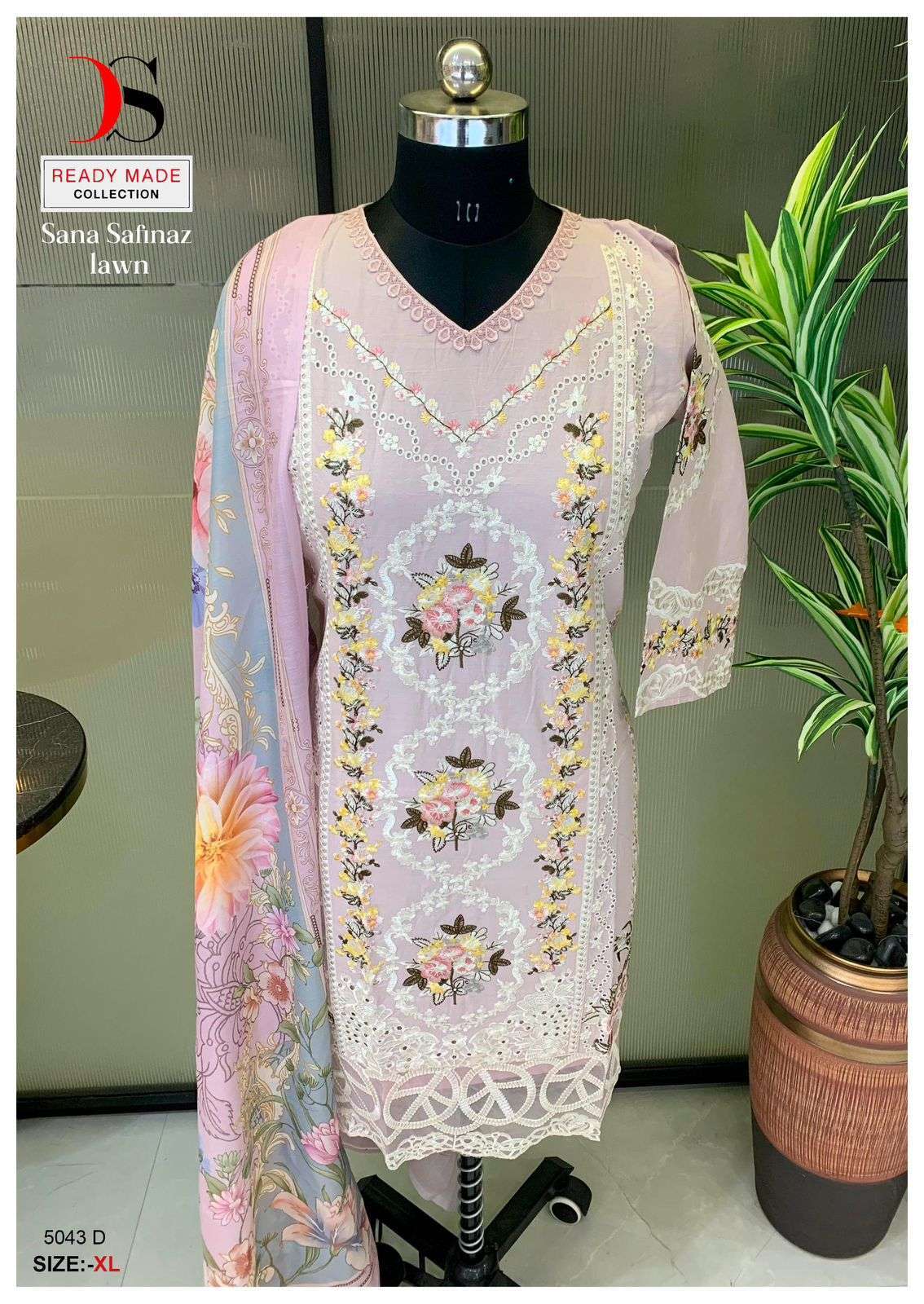 DEEPSY D 5043 COLORS HEAVY EMBROIDERY PAKISTANI COTTON SUIT DEALER IN SURAT 2024