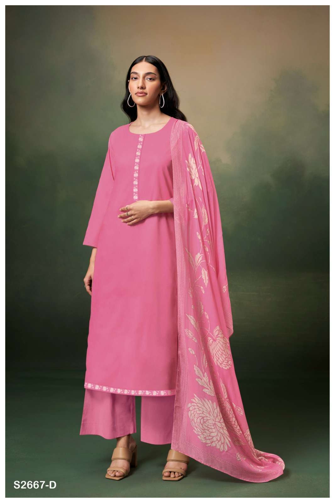GANGA FASHION MIAAN 2667 LADIES WEAR SALWER KAMEEZ CATALOGUE WHOLESALER IN SIURAT