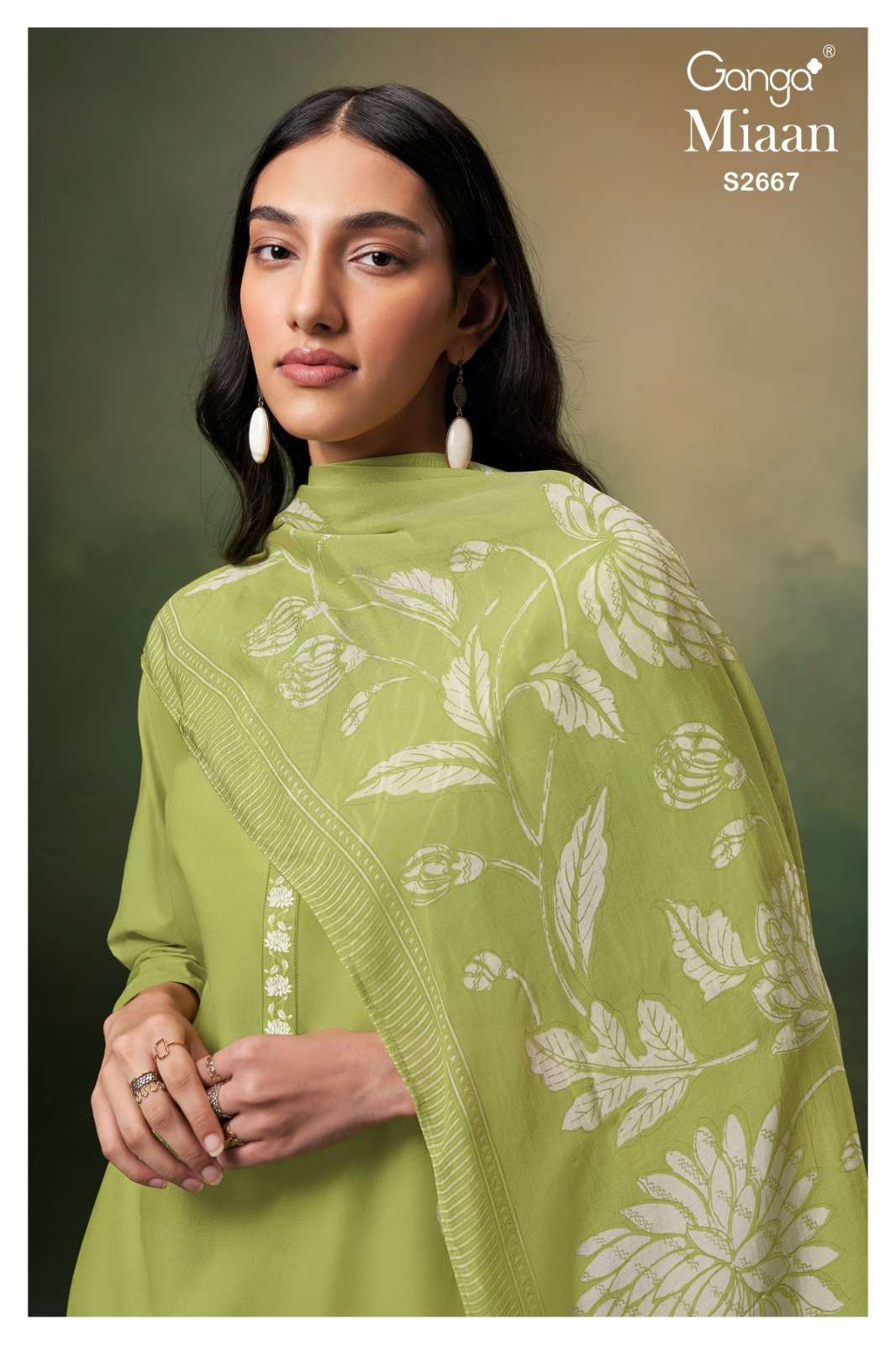 GANGA FASHION MIAAN 2667 LADIES WEAR SALWER KAMEEZ CATALOGUE WHOLESALER IN SIURAT 