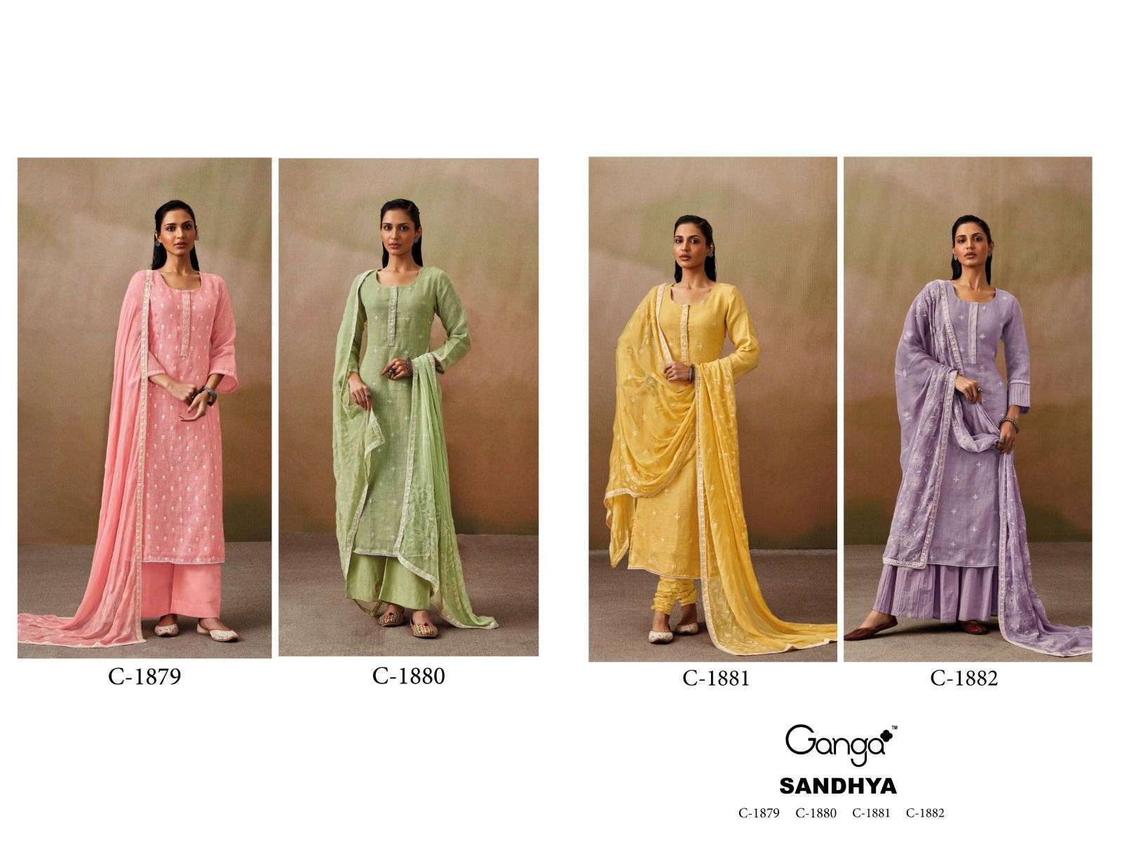 GANGA FASHION SANDHYA COTTON LADIES SUIT CATALOGUE WHOLESALER IN SURAT 2024