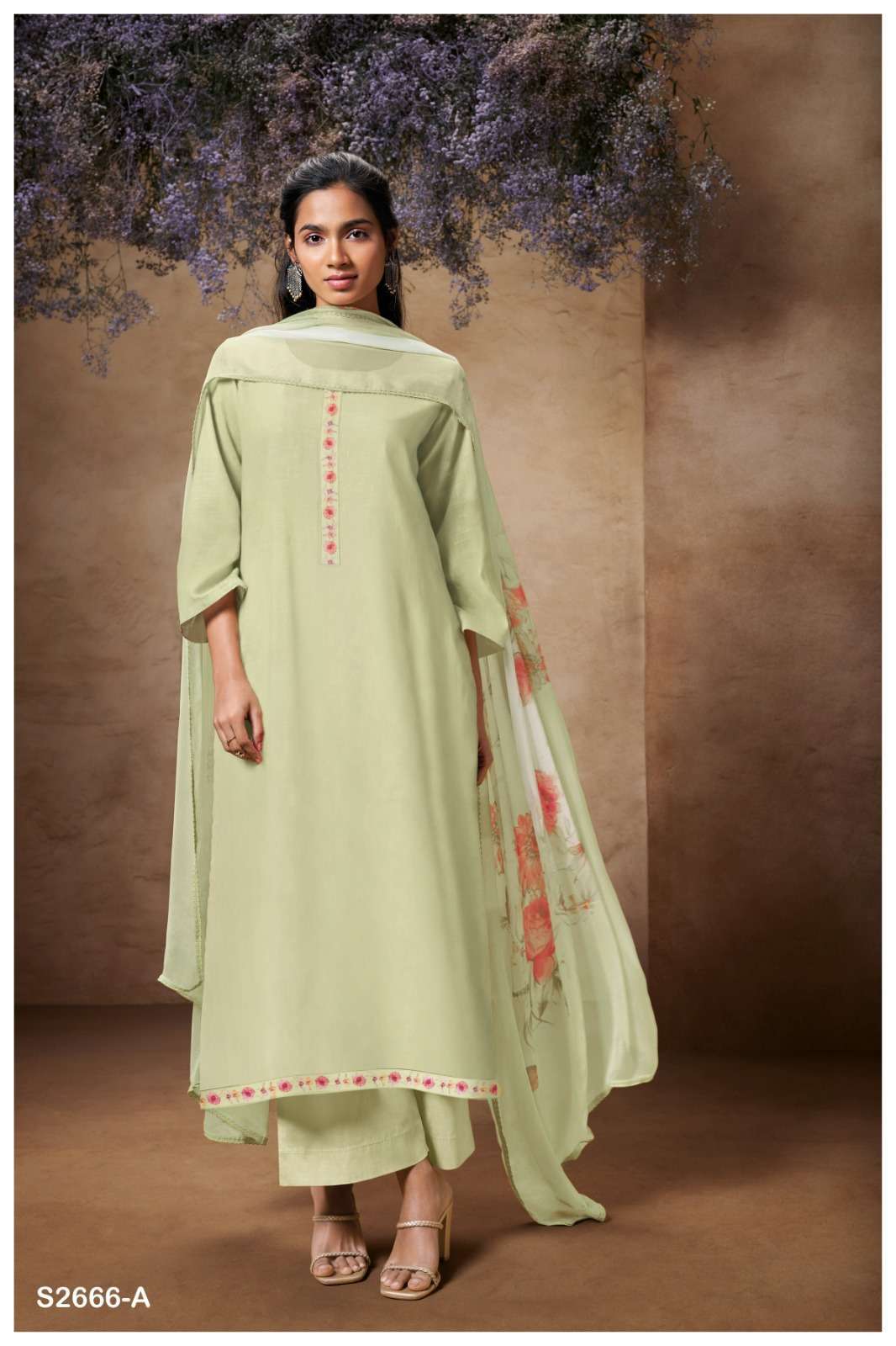 GANGA FASHION TATUM 2666 COTTON SUIT CATALOGUE SUPPLIER BEST RATE IN SURAT 