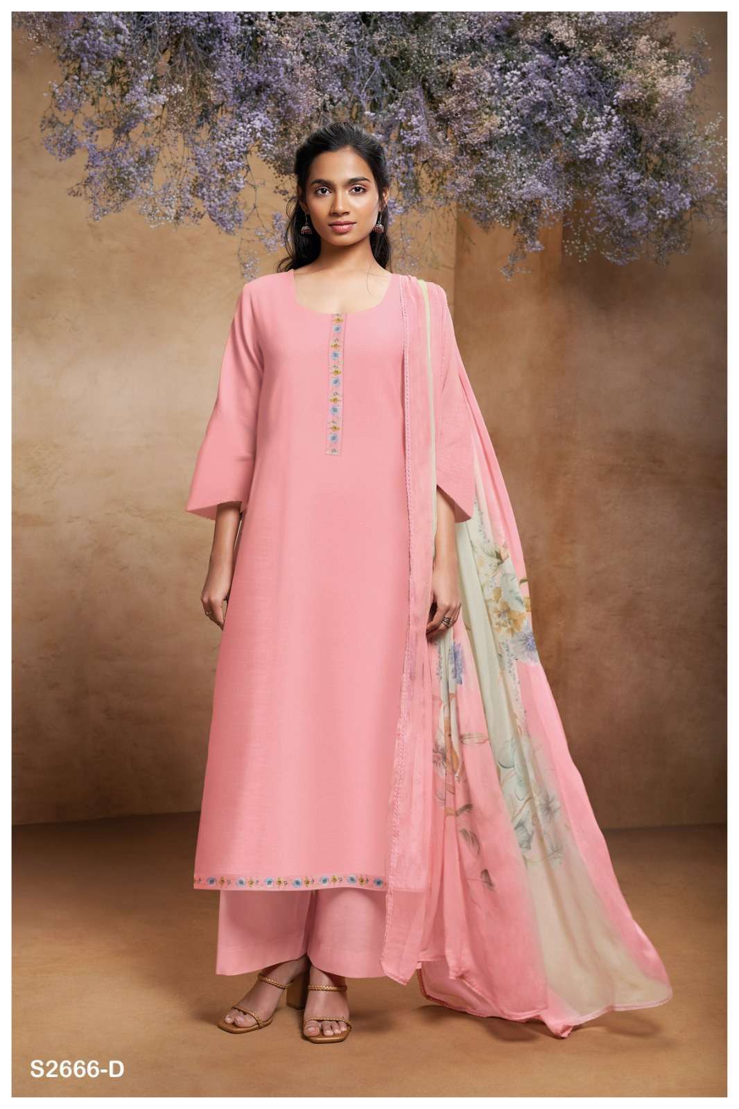 GANGA FASHION TATUM 2666 COTTON SUIT CATALOGUE SUPPLIER BEST RATE IN SURAT 