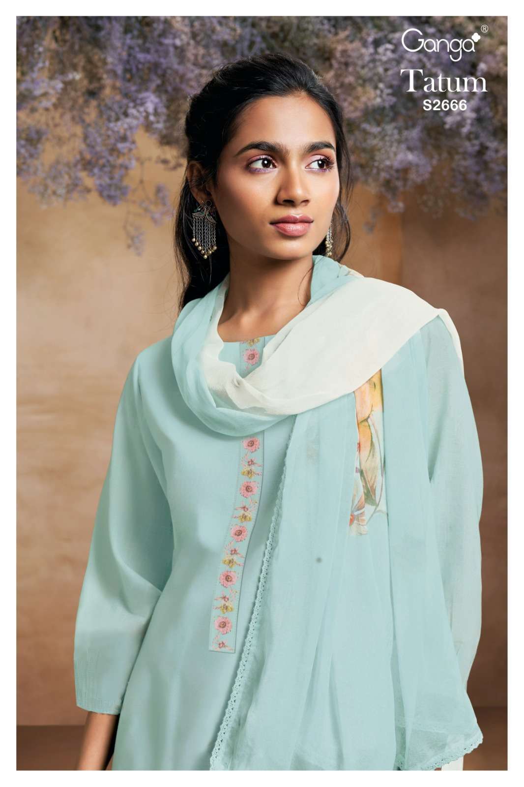 GANGA FASHION TATUM 2666 COTTON SUIT CATALOGUE SUPPLIER BEST RATE IN SURAT 