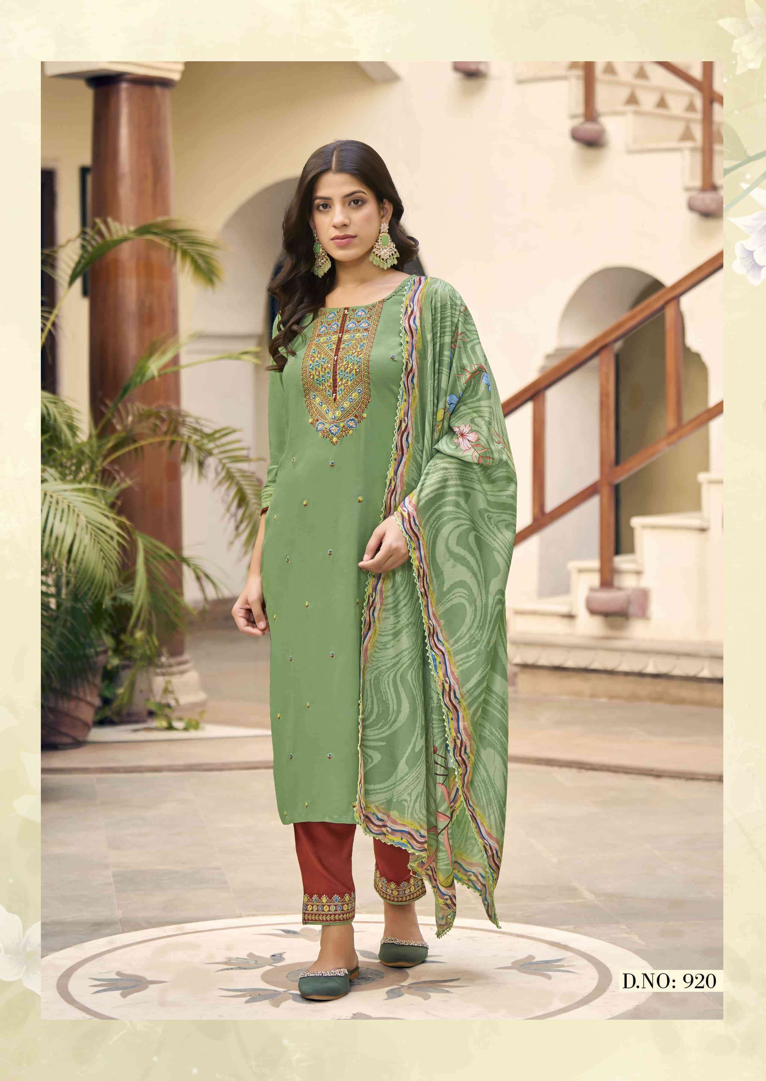 KARISSA LATIKA FANCY KURTI PANT DUPATTA LATEST CATALOGUE WHOLESALE PRICE SURAT 2024