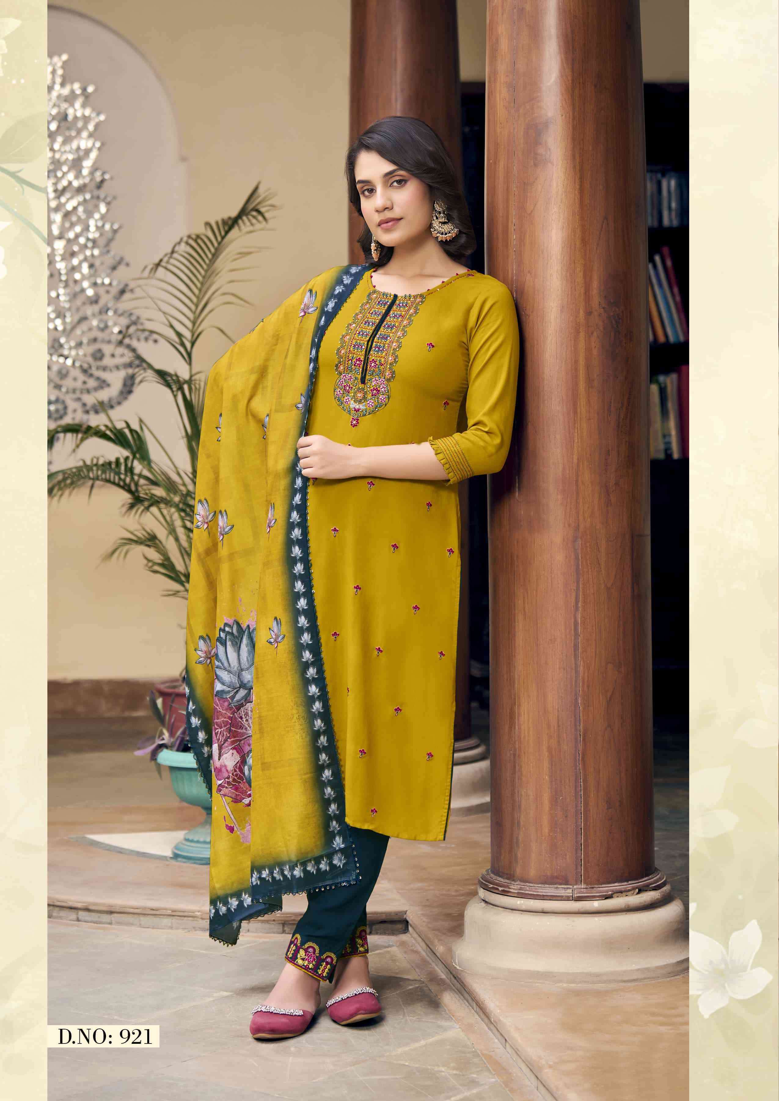 KARISSA LATIKA FANCY KURTI PANT DUPATTA LATEST CATALOGUE WHOLESALE PRICE SURAT 2024
