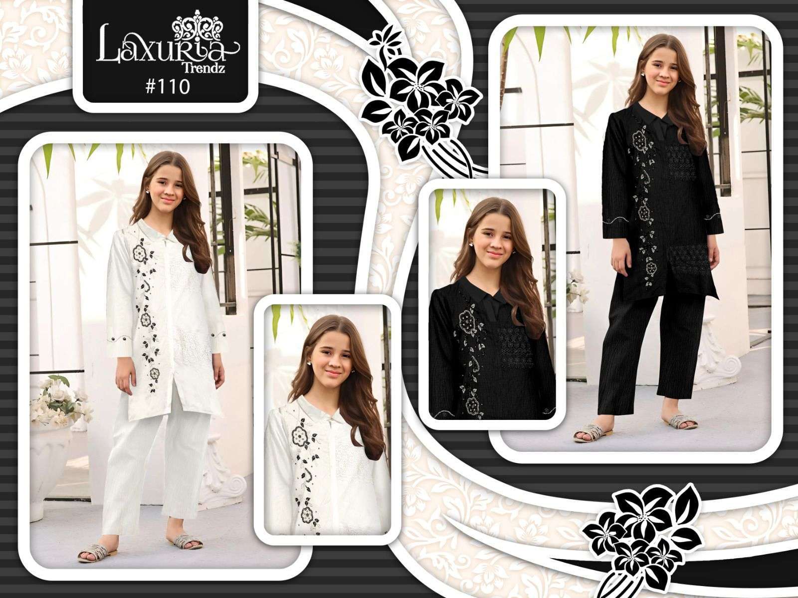 LAXURIA TRENDZ LT 110 FANCY KIDS CORD SET SUPPLIER IN SURAT 2024