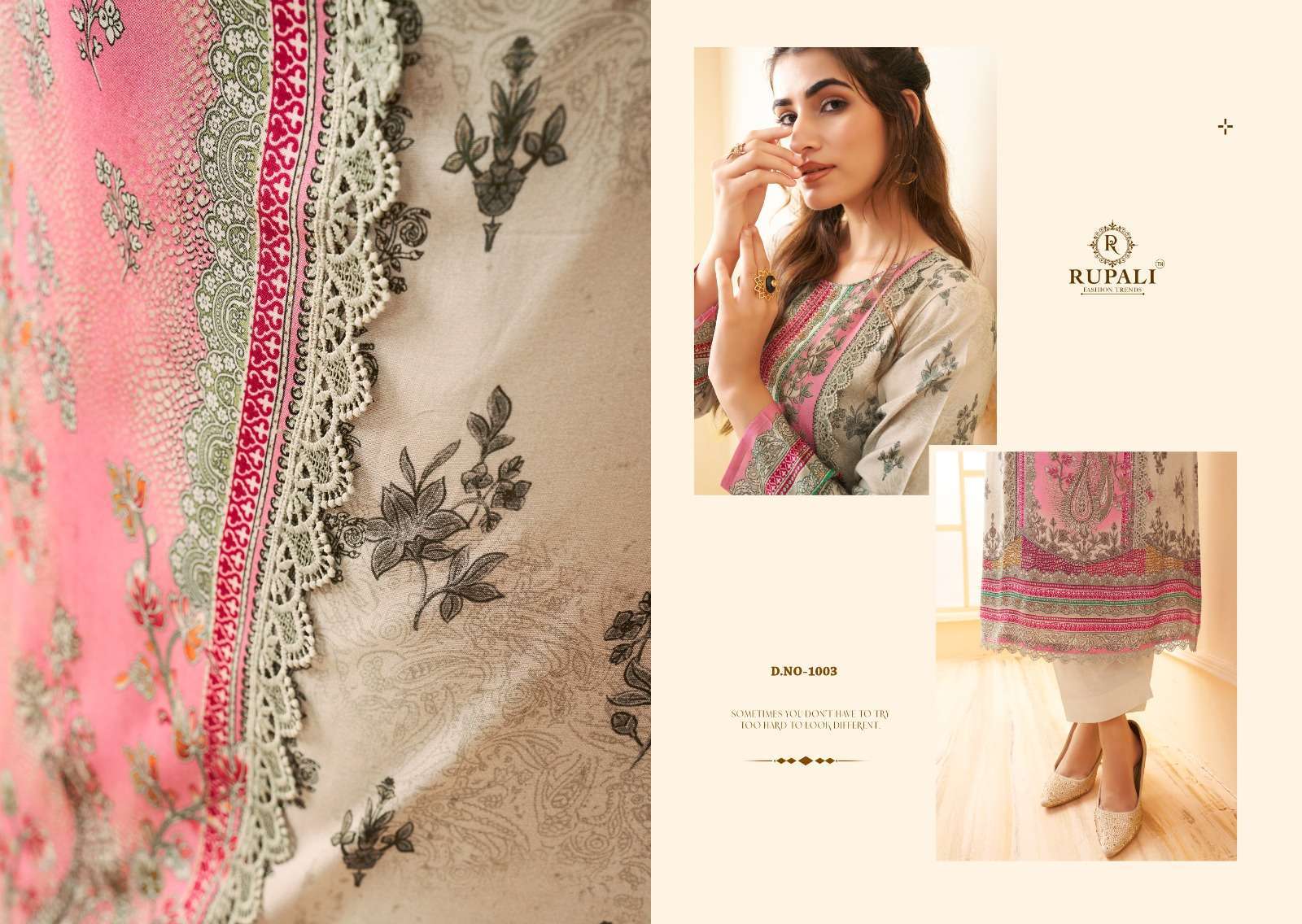 RUPALI FASHION HARLI PURE VISCOSE MUSLIN DRESS CATALOGUE WHOLESALE PRICE SURAT 2024