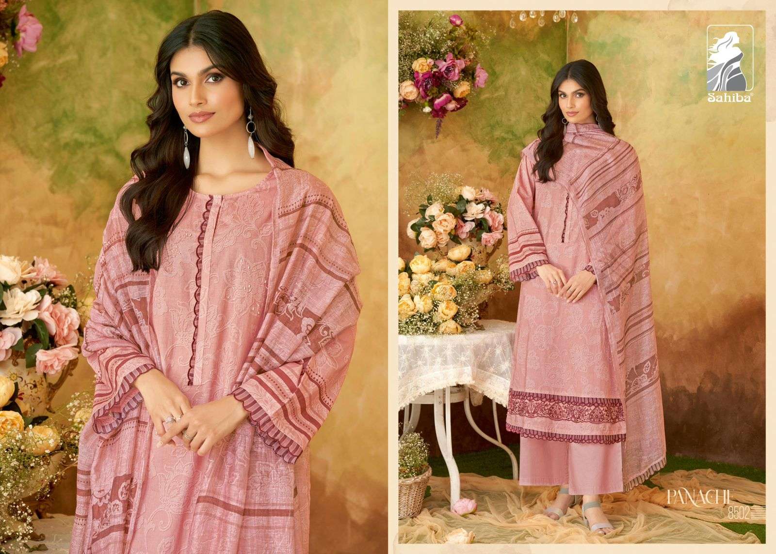 SAHIBA PANACHE COTTON SUIT CATALOGUE DEALER IN SURAT 2024