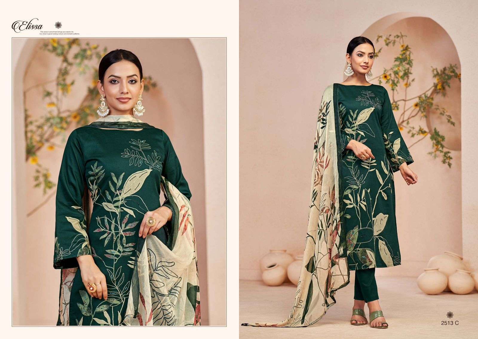 SARGAM PRINT ELISSA COTTON LADIES SUIT CATALOGUE WHOLESALE PRICE SURAT 2024