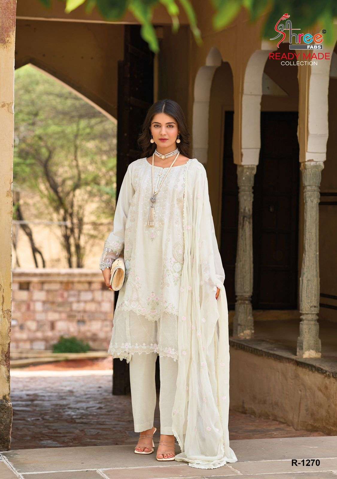 SHREE FABS R 1270 COLORS READYMADE PAKISTANI DESIGNER DRESS WHOLE SALER IN SURAT 2024