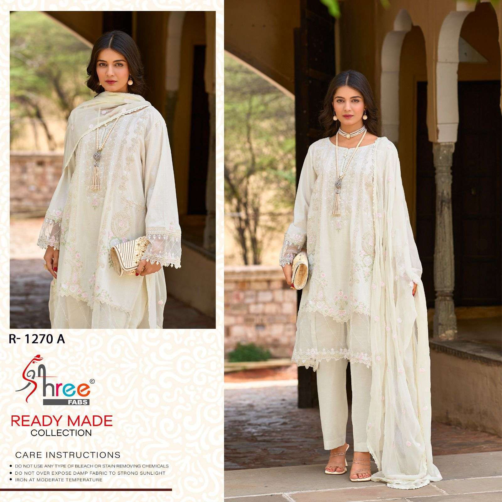 SHREE FABS R 1270 COLORS READYMADE PAKISTANI DESIGNER DRESS WHOLE SALER IN SURAT 2024
