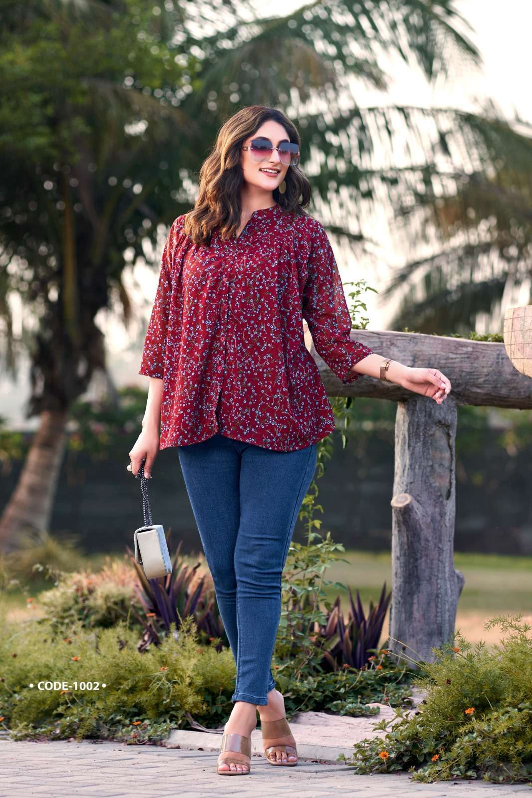 TIPS TOPS GLAMOUR VOL 2 WESTERN WEAR SHORT TOPS CATALOG EXPORTER IN SURAT