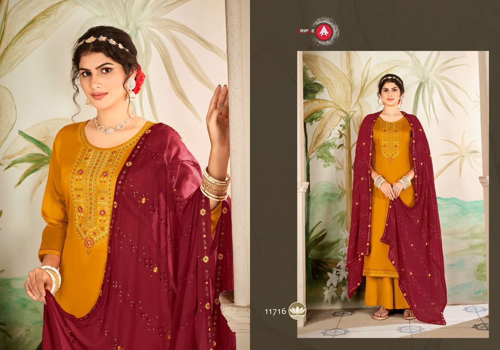 TRIPLE AAA SACHI COTTON SILK DRESS CATALOGUE EXPORTER IN SURAT