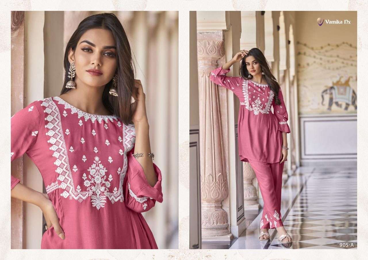 VAMIKA NX VINTAGE SUPER HIT NEW DESIGNS CORD SET WHOLESALER IN SURAT 2024