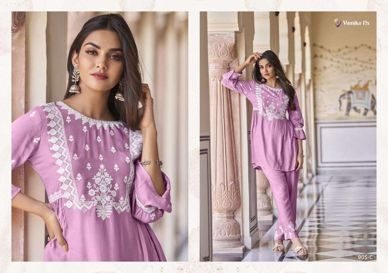 VAMIKA NX VINTAGE SUPER HIT NEW DESIGNS CORD SET WHOLESALER IN SURAT 2024