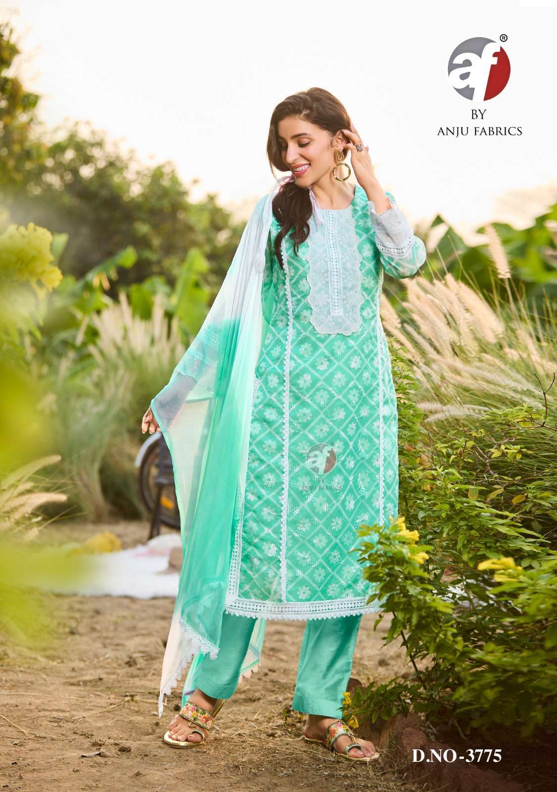 AF STOCK OUT AFFAIR VOL 2 BY ANJU FABRICS READYMADE ORGANZA 3 PIECE SET CATALOG SUPPLIER