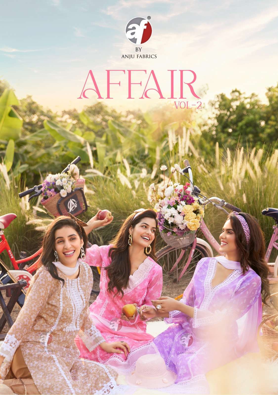 AF STOCK OUT AFFAIR VOL 2 BY ANJU FABRICS READYMADE ORGANZA 3 PIECE SET CATALOG SUPPLIER