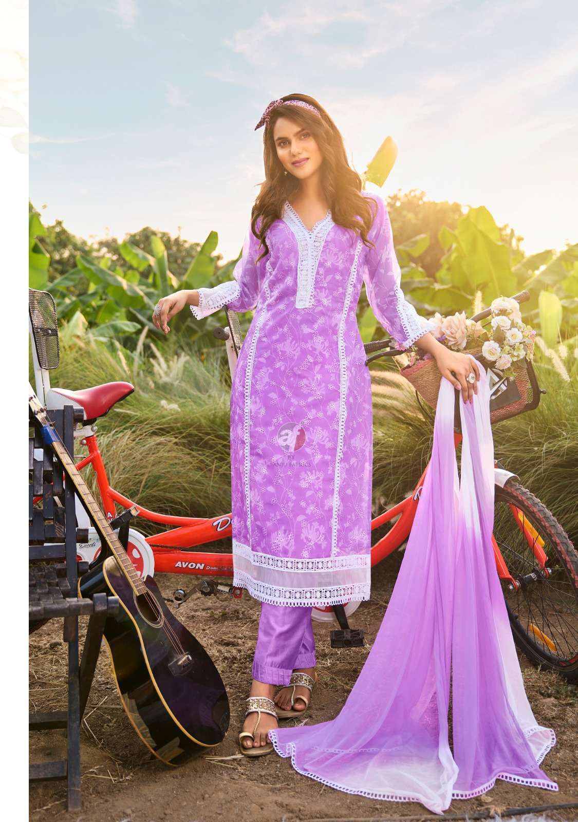 AF STOCK OUT AFFAIR VOL 2 BY ANJU FABRICS READYMADE ORGANZA 3 PIECE SET CATALOG SUPPLIER