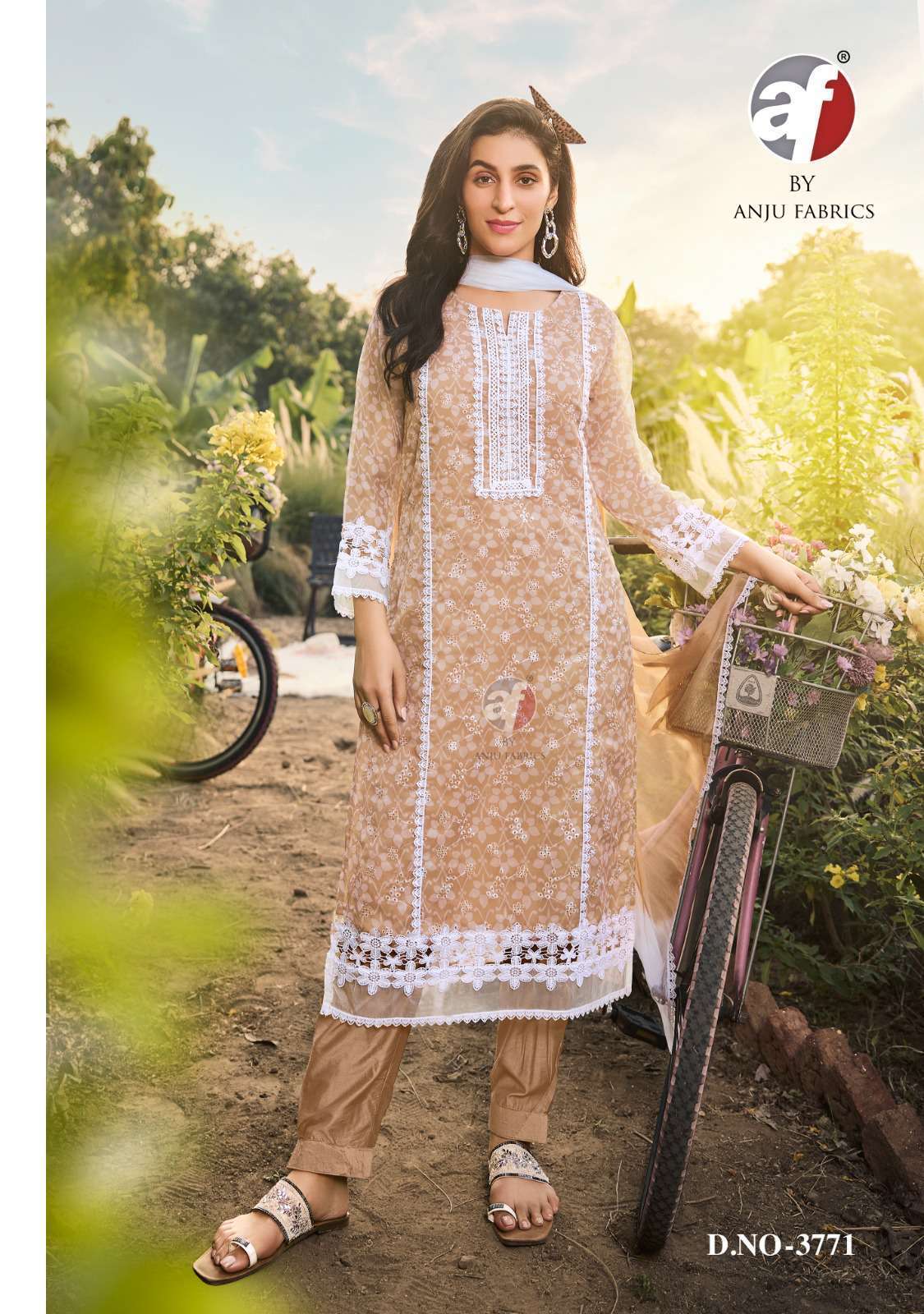 AF STOCK OUT AFFAIR VOL 2 BY ANJU FABRICS READYMADE ORGANZA 3 PIECE SET CATALOG SUPPLIER