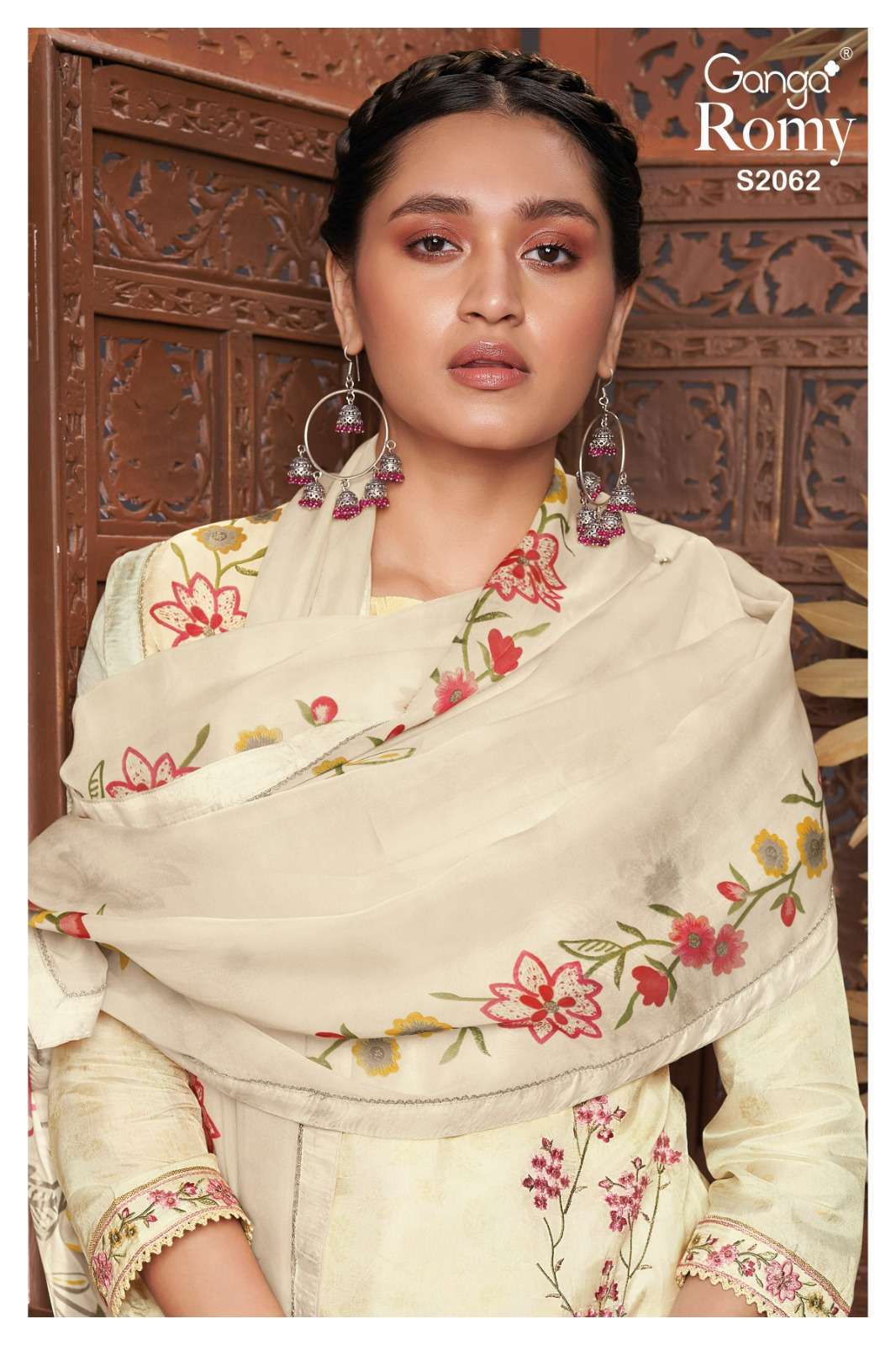 GANGA ROMY 2062 DESIGNER LADIES SUIT CATALOGUE BEST RATE SUPPLIER 