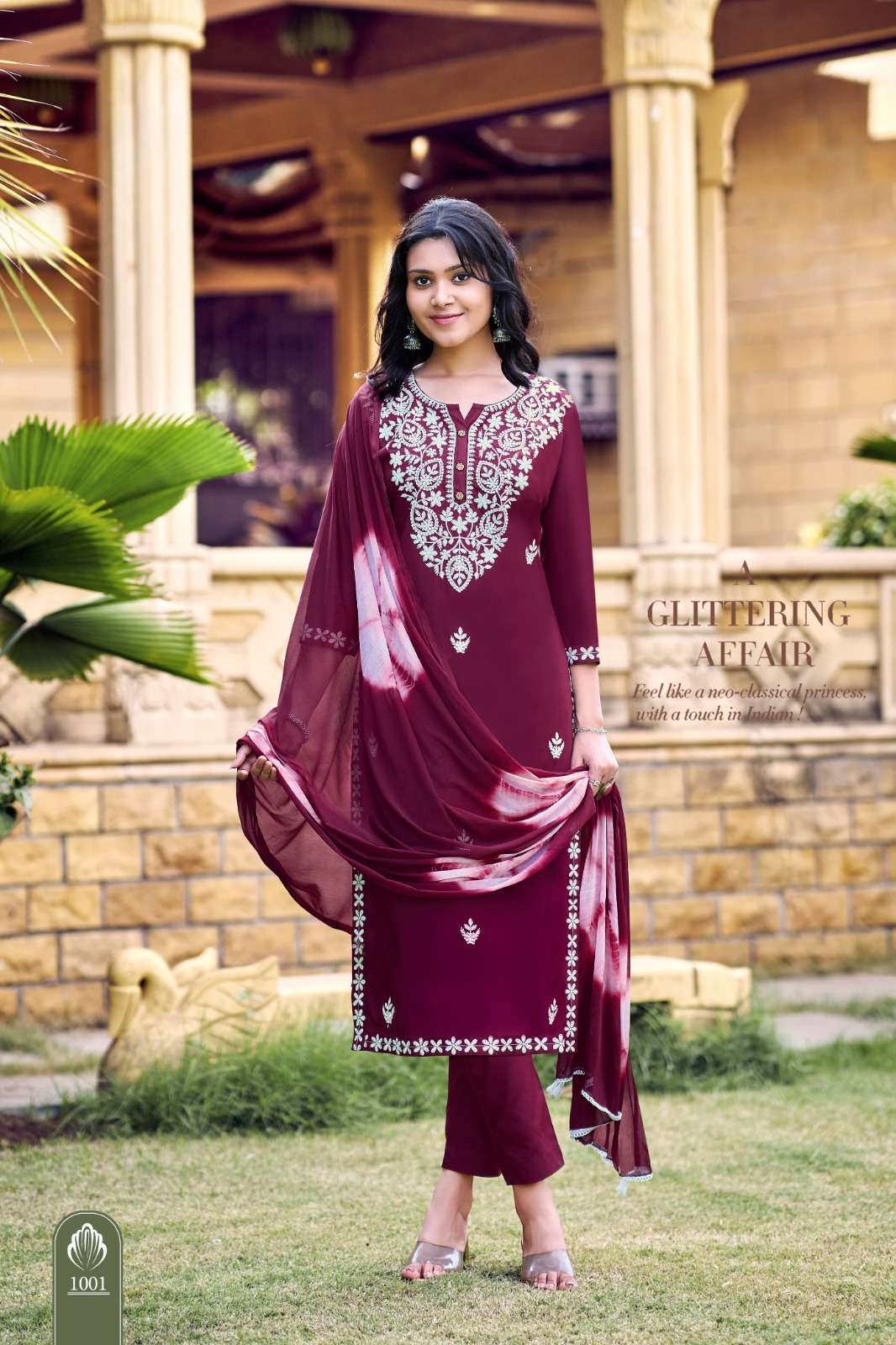 OSSM LAKHNAVI READYMADE KURTI PANT WITH DUPATTA LATEST CATALOGUE WHOLESALE PRICE SURAT 2024